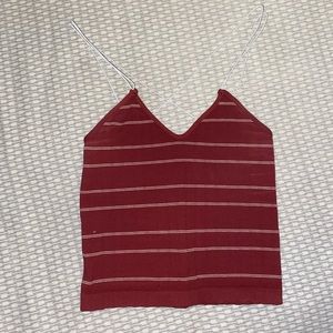 Ribbed crop top